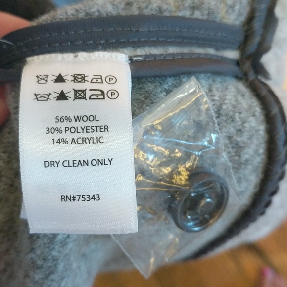 Max Studio Wool Over Coat or Jacket - Picture 5 of 6